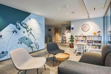 Lobby sitting area