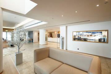 Lobby sitting area