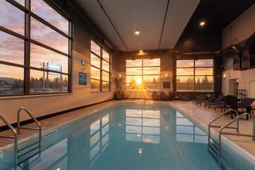 Indoor/outdoor pool