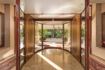 Interior entrance