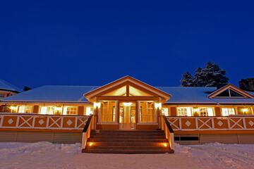 Front of property - evening/night
