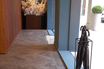 Interior entrance
