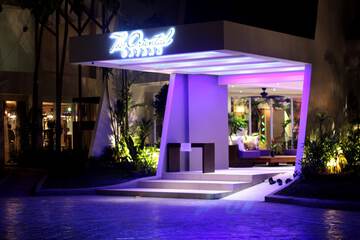 Front of property - evening/night
