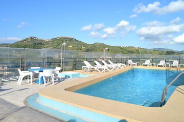 Rooftop pool