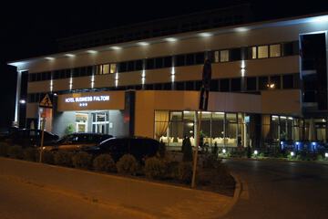 Front of property - evening/night