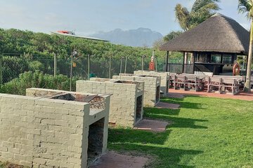 Outdoor banquet area
