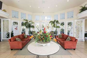 Lobby sitting area