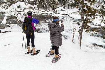 Snowshoeing