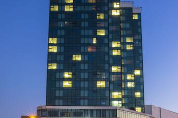 Front of property - evening/night