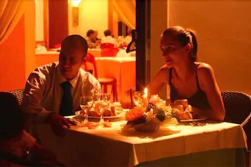 Couples dining