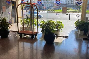Interior entrance