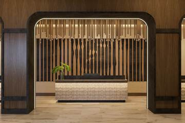 Check-in/check-out kiosk