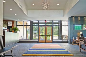 Interior entrance