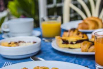 Breakfast buffet