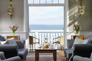 Lobby sitting area