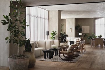 Lobby sitting area