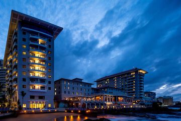 Front of property - evening/night