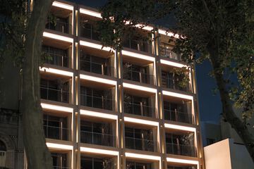 Front of property - evening/night