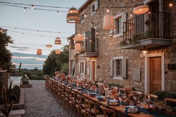 Front of property - evening/night
