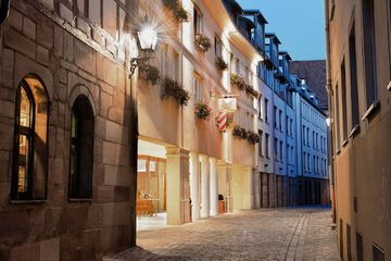 Front of property - evening/night