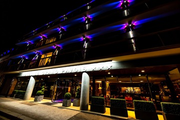 Front of property - evening/night