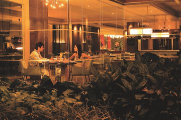 Couples dining