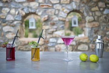 Poolside bar