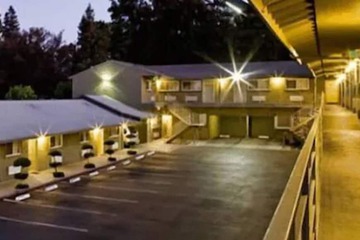 Front of property - evening/night