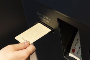 Check-in/check-out kiosk