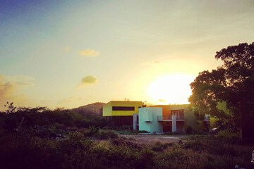Front of property - evening/night