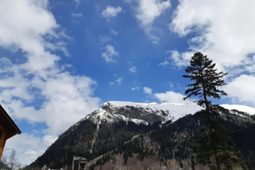 outside