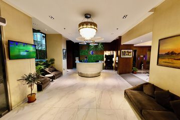 Lobby sitting area