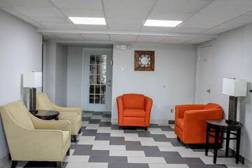 Lobby sitting area
