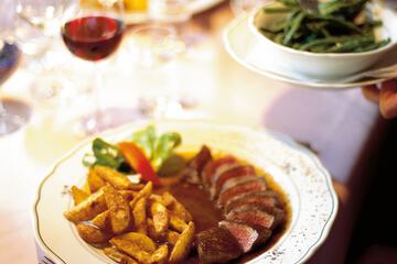 Couples dining