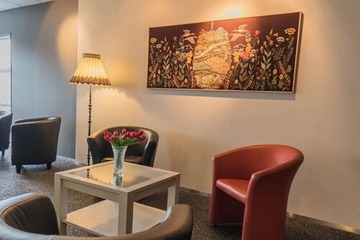 Lobby sitting area