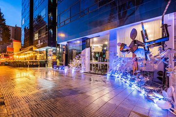 Front of property - evening/night