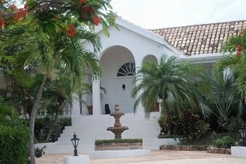 outside
