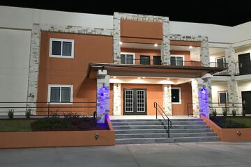 Front of property - evening/night