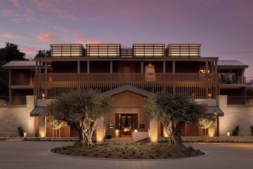 Front of property - evening/night