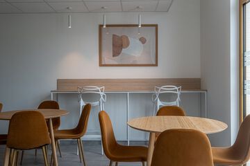 Lobby sitting area