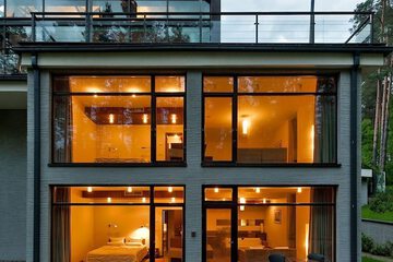 Front of property - evening/night