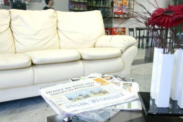 Lobby sitting area