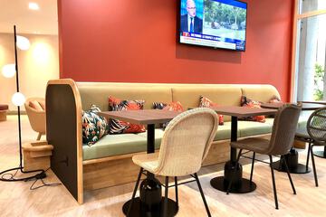 Lobby sitting area