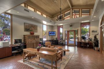 Lobby sitting area