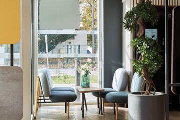 Lobby sitting area