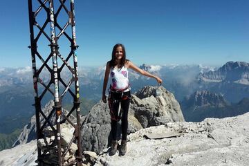 Outdoor rock climbing
