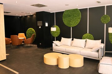 Interior entrance