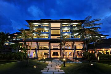 Front of property - evening/night