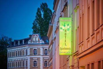 Front of property - evening/night