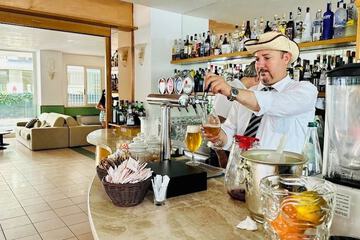 Poolside bar